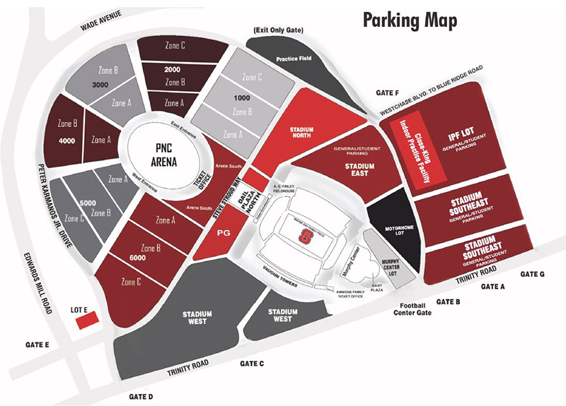 NCSU Parking Map